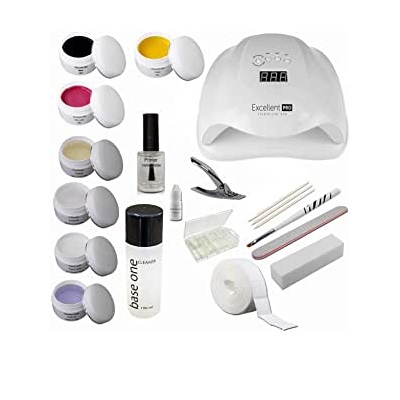 Kit de introducción Starterset Nail con geles de colores